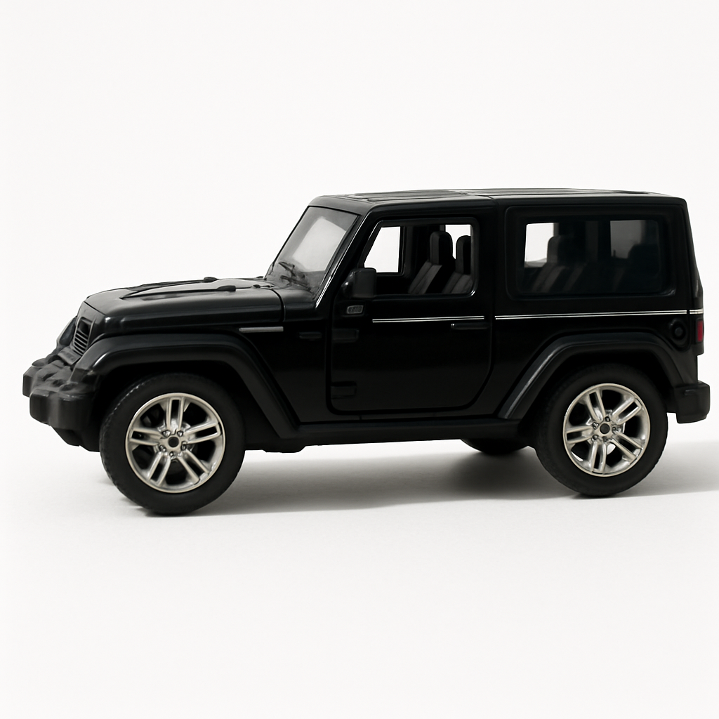 mahindra thar black diecast mahindra thar black diecast
