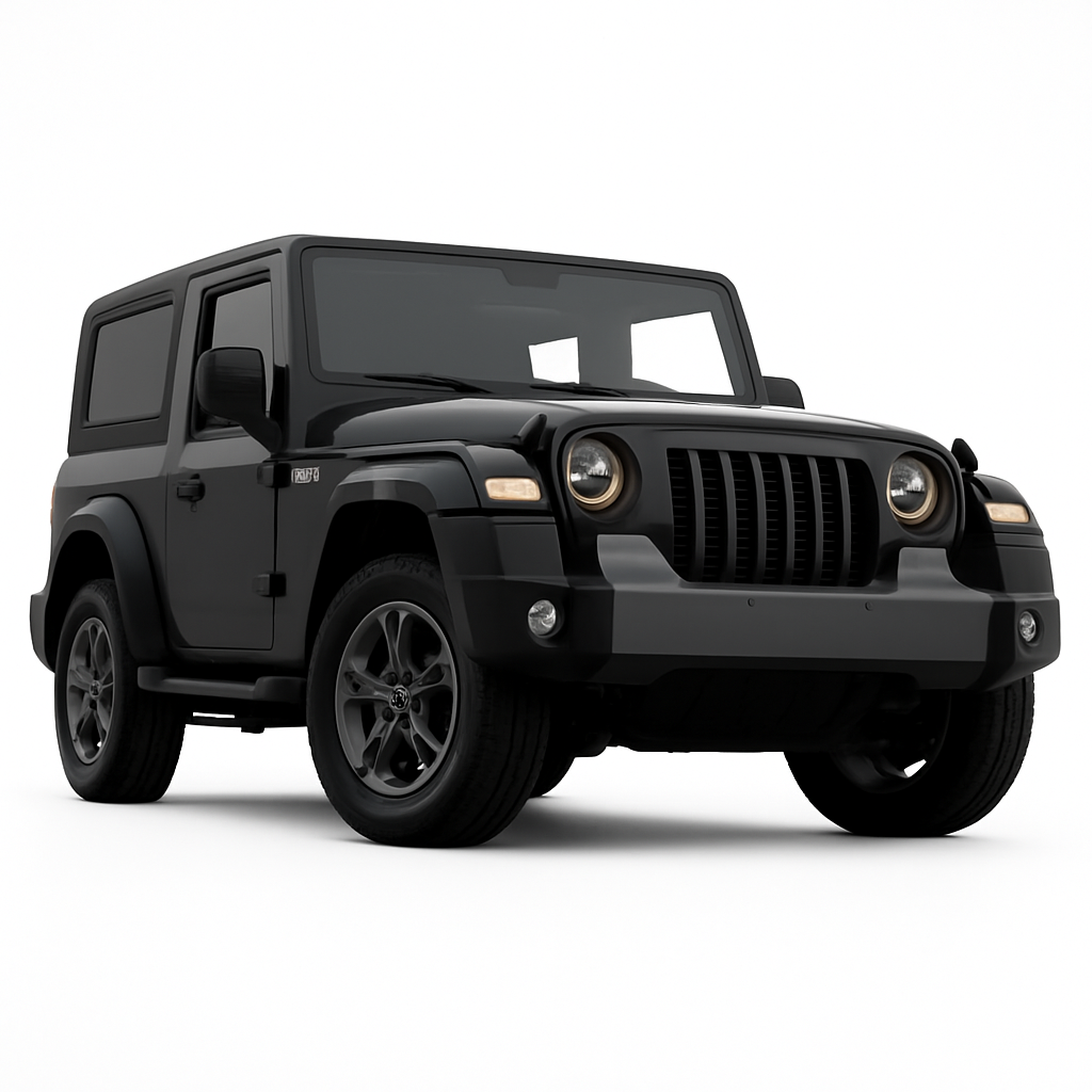 mahindra thar black diecast